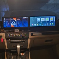 Reproductor de DVD Doble para Auto de 12.3 Pulgadas, Radio Android con Pantalla Táctil, Navegación GPS, Carplay para BMW Serie 3 E90 E92