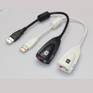 Tarjeta de sonido USB externa 5H, adaptador de audio de 7.1 canales para computadora portátil de escritorio - Product Image 1