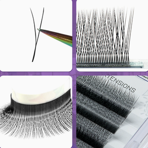 Nouvelle Arrivée Extensions de Cils en V Étroit 0.07mm Courbure C D Effet Petit Ventilateur Volumineux en Maille - Product Image 2