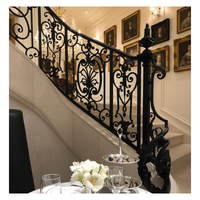Design de Luxe pour Garde-corps d'Escalier Intérieur en Fer Forgé