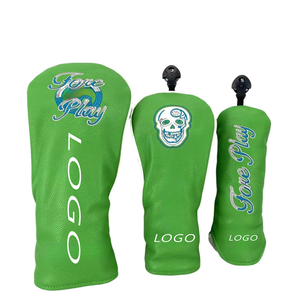 Couvre-chef hybride en bois de conducteur de golf en cuir PU de haute qualité Broderie de logo personnalisé Couvertures de club de golf souples et imperméables - Product Image 2