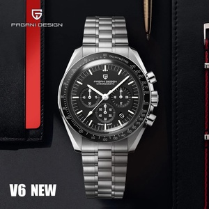 นาฬิกาข้อมือผู้ชาย PAGANI DESIGN รุ่น PD1816 หรูหรา VK67 ระบบควอตซ์ โครโนกราฟ กระจกแซฟไฟร์ AR กันน้ำ - Product Image 5