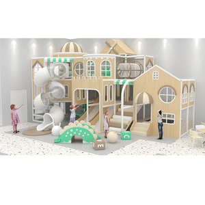 Aire de jeux intérieure commerciale pour enfants, équipement de parc de jeux souple avec tunnels et château pour restaurant et coin enfant d'hôtel - Product Image 2