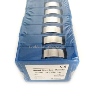 Fasce dentarie in acciaio inossidabile rotola in acciaio inox formatura foglio di restauro materiale Matrice strisce strisce rotolo - Product Image 5