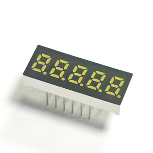 Afficheur LED à 7 segments à 5 chiffres de 0,23 pouce, lumière blanche, micro haute luminosité pour module indicateur de compteur numérique <span class=keywords><strong>portable</strong></span> - Product Image 1