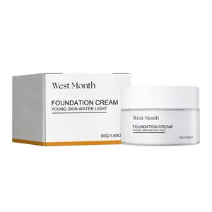 West & Month moisturizing concealer facial cream clothing and no greasy brightening skin color concealer moisturizing cream 50g