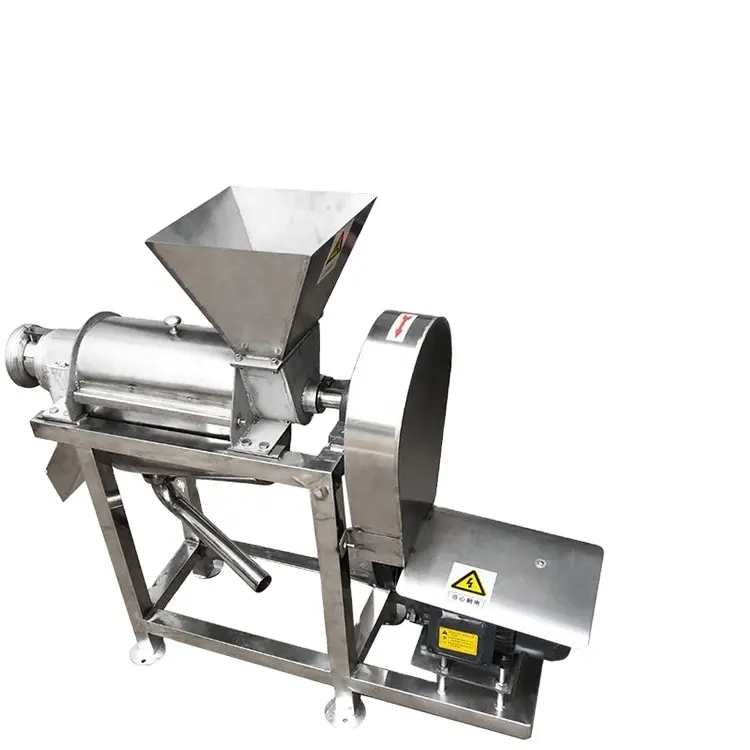 Máquina de pulpa de frutas y verduras/Pulper de frutas y verduras/Máquina de jugo de manzana Extractor de jugo de jengibre Exprimidor de tornillo de jengibre