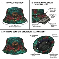 Chapeau Bob Personnalisé avec Cordon de Serrage, Imprimés Africains de Luxe, Chapeaux Bob pour Hommes