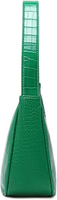 Sac à main de luxe vert en PU pour femme, portable, tendance, avec fermeture éclair de haute qualité, pochette de rangement
