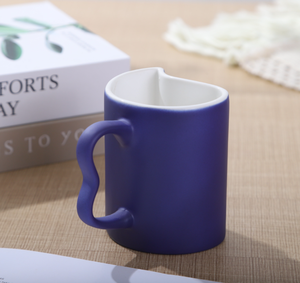 Lot de tasses en céramique vierges à interverrouillage en S, prêtes pour la sublimation, pour couple, avec logo photo personnalisé, pour cadeau, vente en gros - Product Image 5