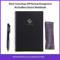 Carnet à spirale effaçable et imperméable en PP, papier de pierre épaissi, cadeau high-tech pour l'écriture et la prise de notes répétées
