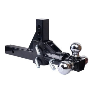 Chất lượng cao tri-bóng Hitch Chrome mạ có thể điều chỉnh Trailer cánh tay phù hợp với Trailer bóng Tow Coupler Trailer phụ kiện - Product Image 3