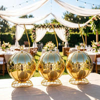 Kommerzieller 8L Goldener Kugelförmiger Hängender Chafing Dish aus Edelstahl für Hotel-Buffet, Hochzeits-Catering, zum Warmhalten von Pizza und Speisen
