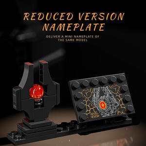 Bloques de Construcción de Plástico, Edificios Famosos, Modelo Decorativo con Luz LED, para Niños de 8 a 13 Años, Juguete Educativo de Ensamblaje, Regalo - Product Image 5