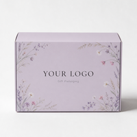 Boîte en carton blanc avec insert séparateur, couvercle rabattable, recyclable, impression couleur, pour emballage de coffret cadeau beauté