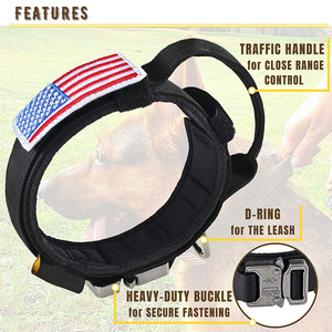 Collar táctico de alta resistencia para perros con asa y hebilla de metal Collar de entrenamiento para perros para Pastor Alemán - Product Image 4