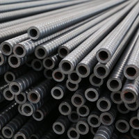 Barre d'ancrage de structure R25 R32 R38 R51 pour tunnel et industrie minière Boulon de mine Boulon de jointoiement creux Boulon auto-forant