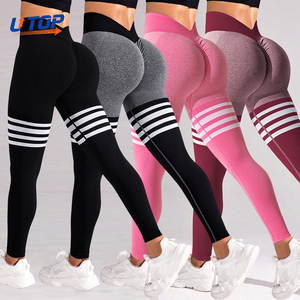 <span class=keywords><strong>Legging</strong></span> de <span class=keywords><strong>sport</strong></span> taille haute personnalisé avec logo, nouvelle collection, <span class=keywords><strong>pour</strong></span> <span class=keywords><strong>femme</strong></span>, sans couture, extensible, idéal <span class=keywords><strong>pour</strong></span> la gym, le yoga et le fitness - Product Image 1
