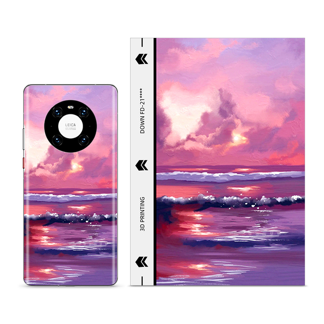 Universal 3D Cell Phone Back Skin Sticker Film Sheet for Mobile Phone iPad Earphone Full Cover Protective Hydrogel Pvc Custom