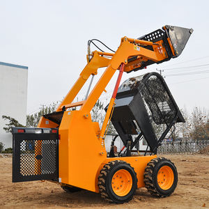 CE EPA perlengkapan pemuat kemudi selip Mini dengan <span class=keywords><strong>60HP</strong></span> 4 1 ember roda hidrolik Eaton silinder hidrolik 4 1 pompa Gearbox untuk dijual - Product Image 5