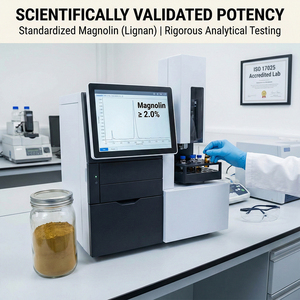 مستخلص برعم زهرة الماغنوليا الطبيعي عالي المحتوى من الماغنولين و1،8-سينول، مزيل احتقان الأنف صالح للأكل ومضاد للالتهابات للصحة العامة - Product Image 3