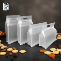 Sacs d'emballage en gros Lebei, imprimés, réutilisables, mats, transparents, à fond plat, pour aliments, noix, fruits, emballage Doypack