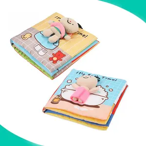 Factory Custom high quality soft baby story cloth book baby books educational toys