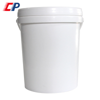 Ember plastik topi sekrup Cina bahan baru kualitas makanan pp antistatik kustom untuk lapisan