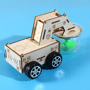 Voiture jouet bricolage aspirateur puzzle 3D Mars Physique Jouets pour enfants faits à la main Creative make wood science toys - Product Image 2