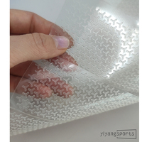 Étiquettes personnalisées pour vêtements, patchs thermocollants transparents, étiquettes antidérapantes en silicone transparent pour impression par transfert thermique sur vêtements