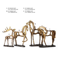 3D résine accessoires animaux artefacts creux animal bureau ornements salon décor