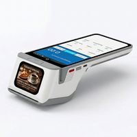 Terminal de point de vente Android 13 à double écran 6,5''+1,95'', imprimante intégrée, machine de facturation portable avec double caméra et GPS Z900
