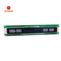 Module d'affichage LCD à segments VA, rétroéclairage blanc négatif, série 3 fils, large plage de température pour pack de batteries SMS12126