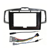 Kit radio pour voiture Android 10,1 pouces avec cadre de fixation, faisceau de câblage et garniture de montage pour tableau de bord Honda Freed 2011-2014