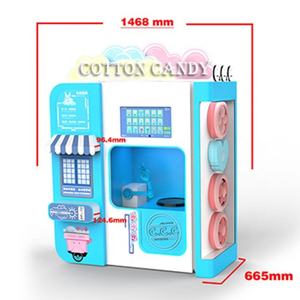 Factory Outlet Cotton Candy Craze Nueva venta Operación desatendida Comercial Multi sabores Flor Automática Cotton Candy Vending M - Product Image 4