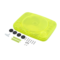 Coque de console de jeu vidéo rétro pour coque de remplacement PS1 coque de console de jeu de couleur transparente