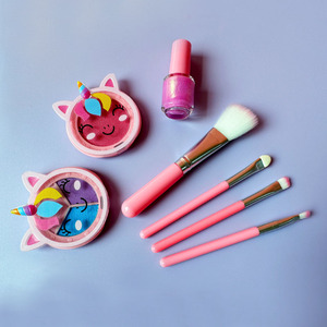 Set di Trucchi per Bambini all'Ingrosso: Ombretto, Fard, <span class=keywords><strong>Pennelli</strong></span>, Smalto per Unghie, Adatto per Giochi di Bellezza e Travestimenti - Product Image 4