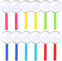 Promotional Magnifier Mini Plastic Portable Kids Handheld Magnifying Glass for Reading Gift