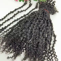 Extensions de Dreadlocks Goddess Locs Serrées Faites à la Main 100 % Cheveux Humains, Boucles Naturelles pour Femmes