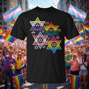 Camiseta Unisex con la Bandera del Orgullo Transgénero, Mercancía Oficial LGBT - Product Image 1