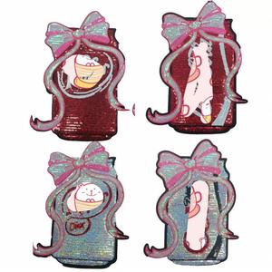 New Hot Iron on Embroidered Chenille <b>Drinking</b> Beer Can Coffee Cup Patch for T-shirt Hoodies <b>Hat</b> Bag Decoration - Product Image 3