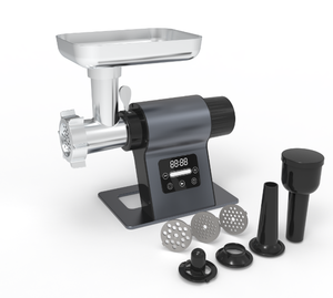 Hachoir à viande électrique domestique et professionnel transfrontalier, fonctionnement silencieux, moteur DC, construction en acier inoxydable, vitesses réglables - Product Image 3