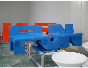 Sillas de Espera Comerciales Grandes de FRP para Exteriores, Modernas, para Hoteles y Centros Comerciales, en Forma de Letra, para Áreas de Descanso Públicas - Product Image 4