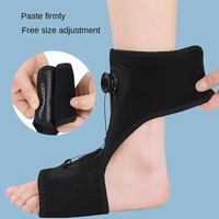 Goutte de pied réglable Fascia plantaire unisexe Support de pied Fixation de cheville Support de nuit Attelle de pied