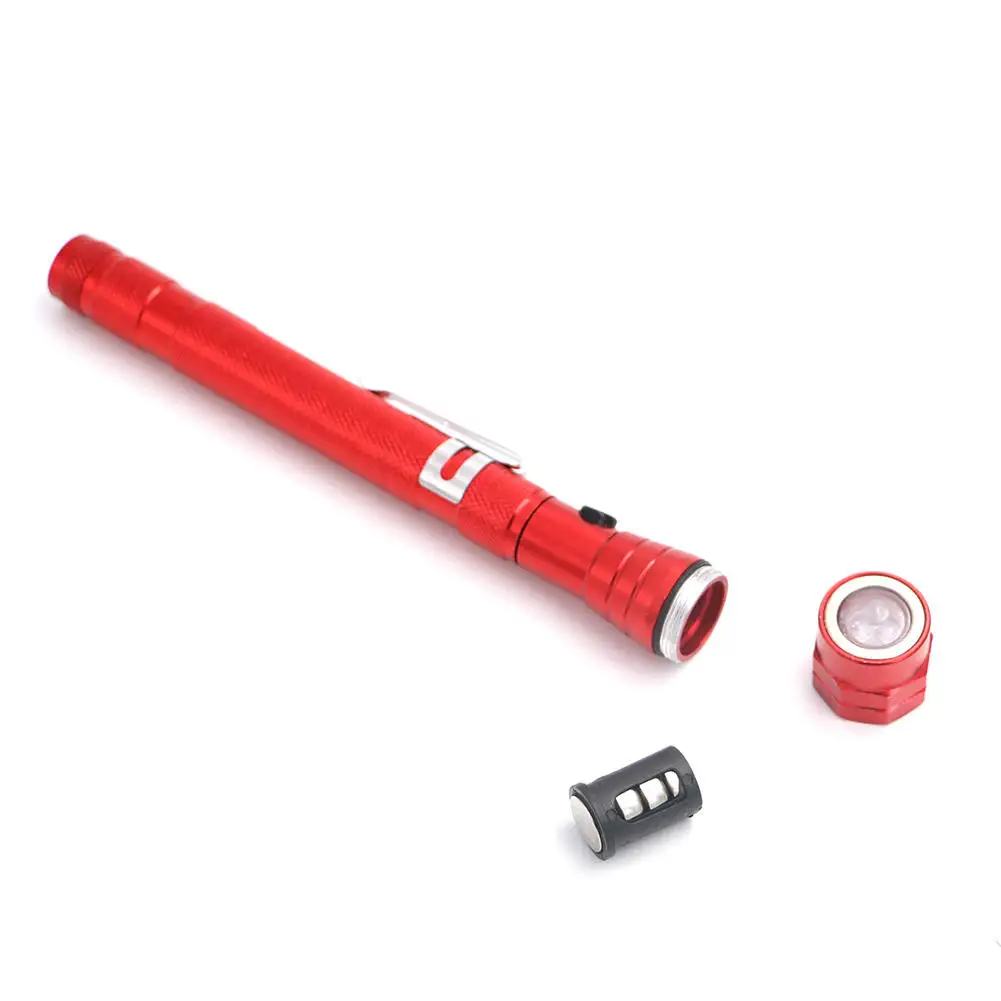 Công nghiệp Đèn pin 3LED Telescopic Led đèn pin Torch từ đầu Pick up công cụ