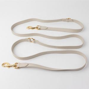 Charm Pvc Custom Own Logo Beige Collar Lead Set Arnés para perros Beige con plomo - Product Image 5