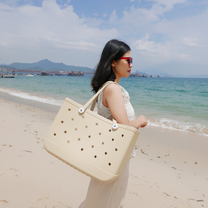 Hot bán biểu tượng tùy chỉnh Eva túi công suất lớn cao su Silicone bãi biển Túi chất lượng cao xách tay bền Tote Túi xách - Product Image 2