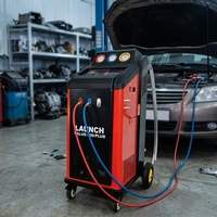 Máquina de Servicio de Aire Acondicionado LAUNCH Value 500 Plus para R134a/R1234yf con Funciones de Limpieza, Recuperación y Reciclaje, AC 220-240V 10~50C