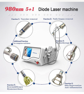 Máquina de Diodo Ce Taibo 5 <span class=keywords><strong>en</strong></span> 1 para Eliminación de Vasos Sanguíneos, Hongos <span class=keywords><strong>en</strong></span> las Uñas, Eliminación Vascular de 980nm, Eliminación de Arañas Vasculares, Limpieza Facial de Venas y Eliminación de Capilares - Product Image 3