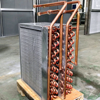 Unité de condensation de climatiseur automatique TECUMSEH à tube de cuivre, condenseur refroidi par air, 380V/220V, certifié CE ISO